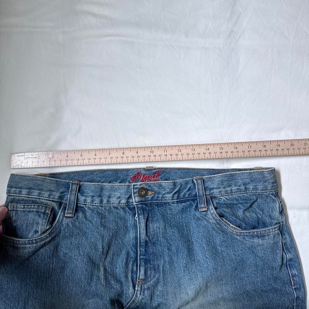 Jean maxi skirt  Y2K Izod size 16 medium wash denim maxi skirt - Picture 4 of 6